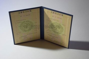 Диплом о Высшем Образовании Узбекской ССР в Брянске