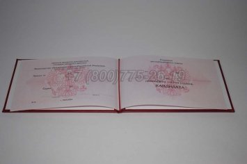 Диплом Кандидата Наук 2015г в Брянске