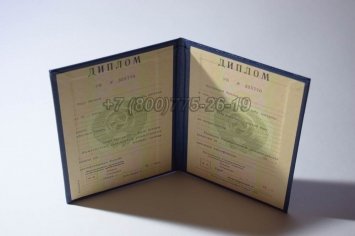 Диплом о Высшем Образовании Киргизской ССР в Брянске