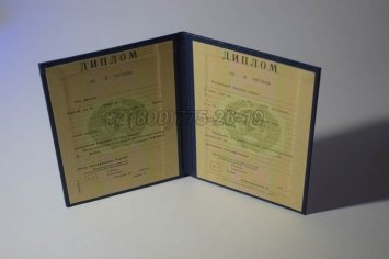 Диплом о Высшем Образовании Казахской ССР в Брянске
