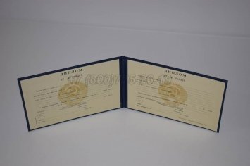 Диплом Техникума Таджикской ССР в Брянске