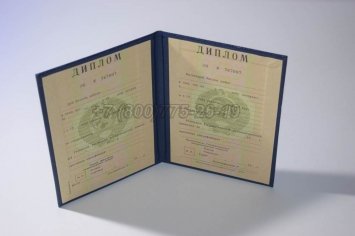 Диплом о Высшем Образовании Украинской ССР в Брянске
